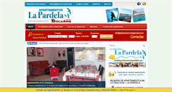 Desktop Screenshot of apartamentoslapardela.com